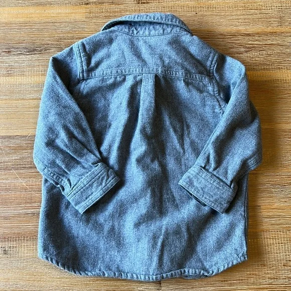 Hanna Andersson Boy’s Cotton Button Down Shirt - Picture 3 of 4